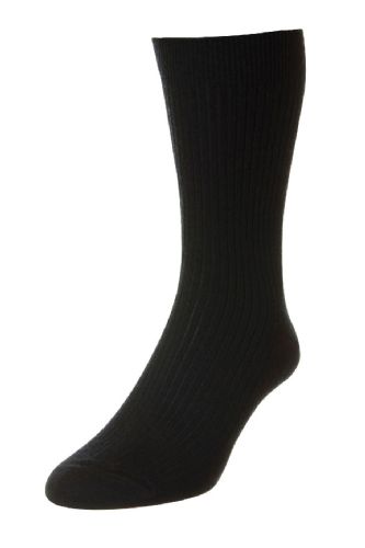 HJ Socks HJ70 Black size 11-13